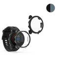 kwmobile 2x Cover kompatibel mit Garmin Forerunner 955 Solar Hülle - Fullbody Fitnesstracker Case Set aus Glas - Schwarz Dunkelgrün Schwarz  [dsg02]