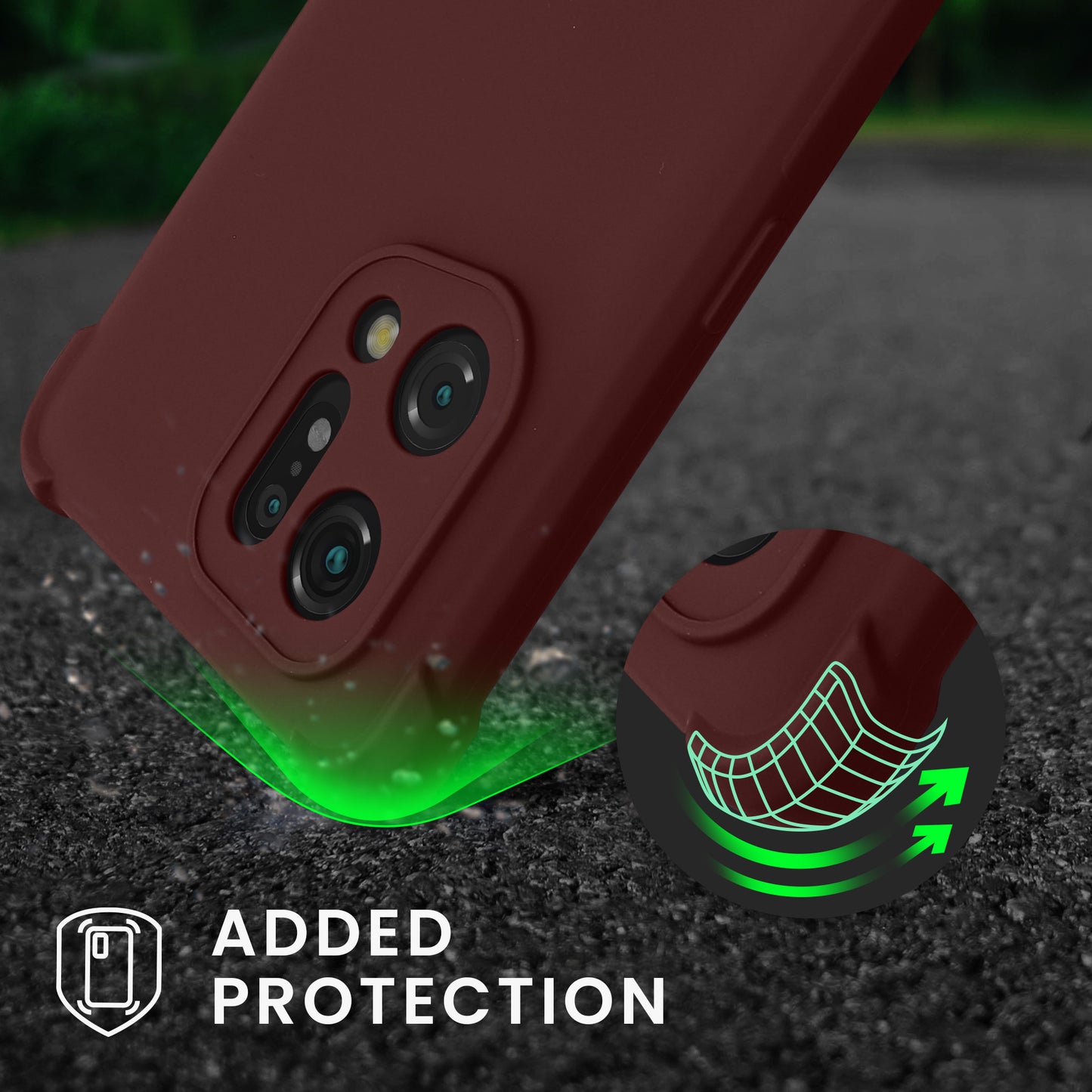 kwmobile Necklace Case kompatibel mit Oppo Find X5 (5G) Hülle - Cover mit Kordel zum Umhängen - Silikon Schutzhülle