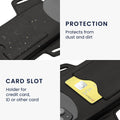 kwmobile Gürteltasche Hülle kompatibel mit Handys mit Gürtelclip Gürtel Case mit Gürtelschlaufe