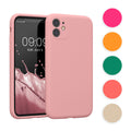kwmobile Handyhülle kompatibel mit Apple iPhone 11 Hülle - gummierte Handy Case aus Silikon in Cool Mint Cool Mint  