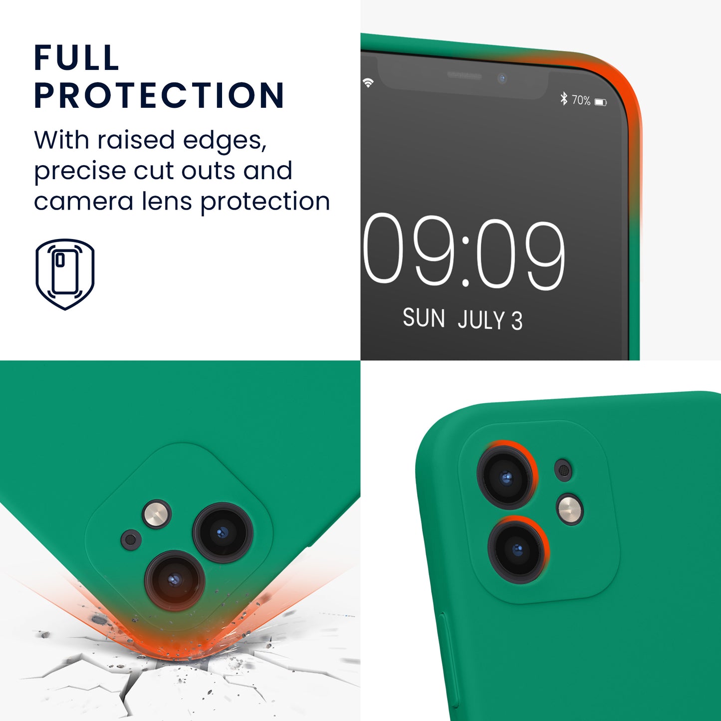 kwmobile Hülle kompatibel mit Apple iPhone 12 - Handyhülle - Handy Case