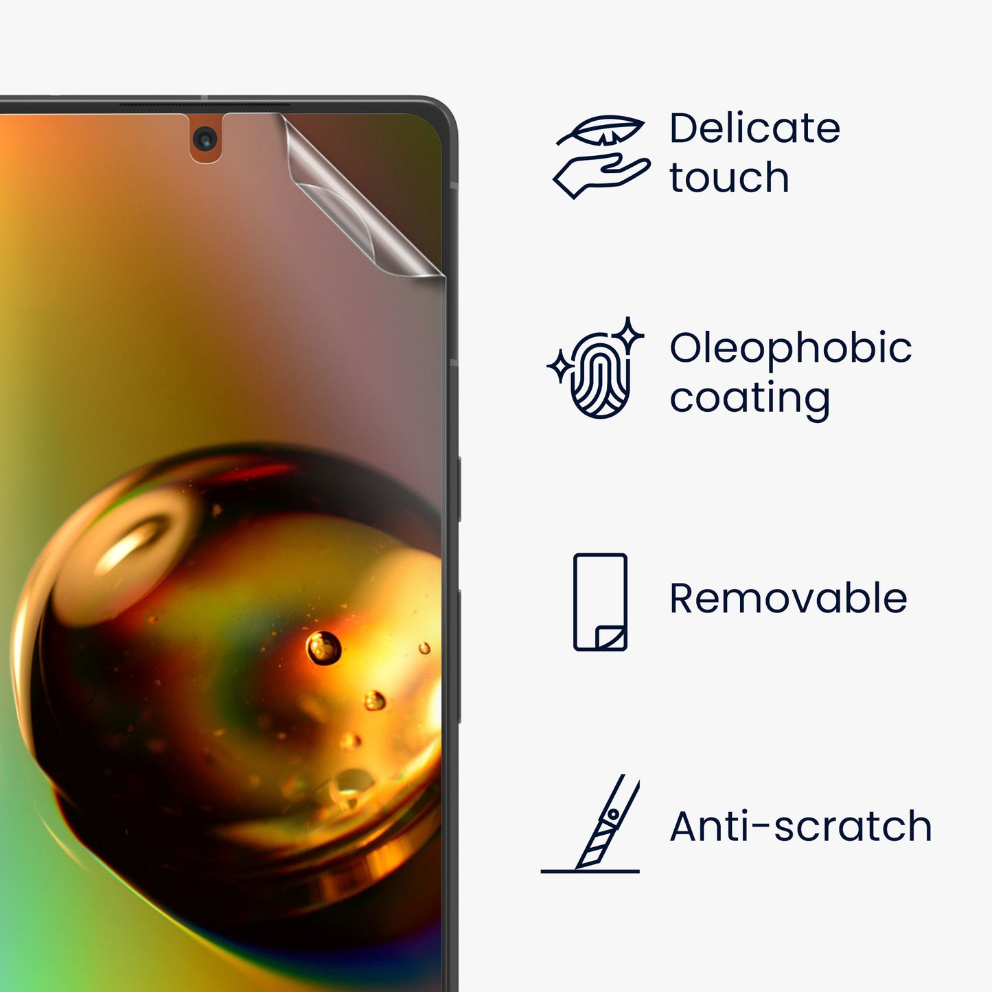 6x Folie kristallklar für Google Pixel 7