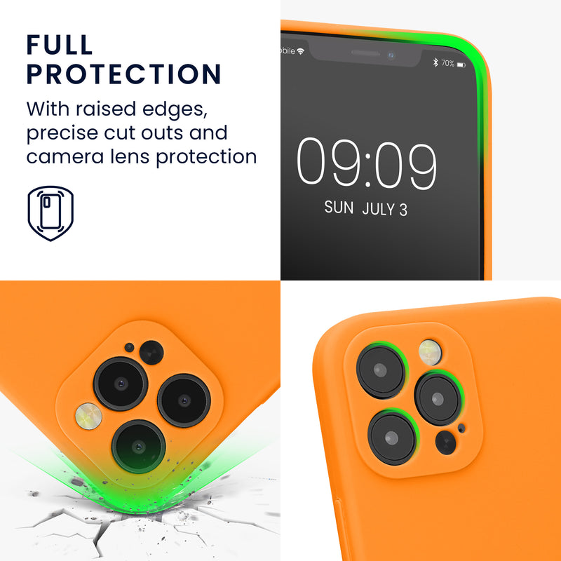 kwmobile Hülle kompatibel mit Apple iPhone 12 Pro Max - Hülle Silikon gummiert - Handyhülle - Handy Case
