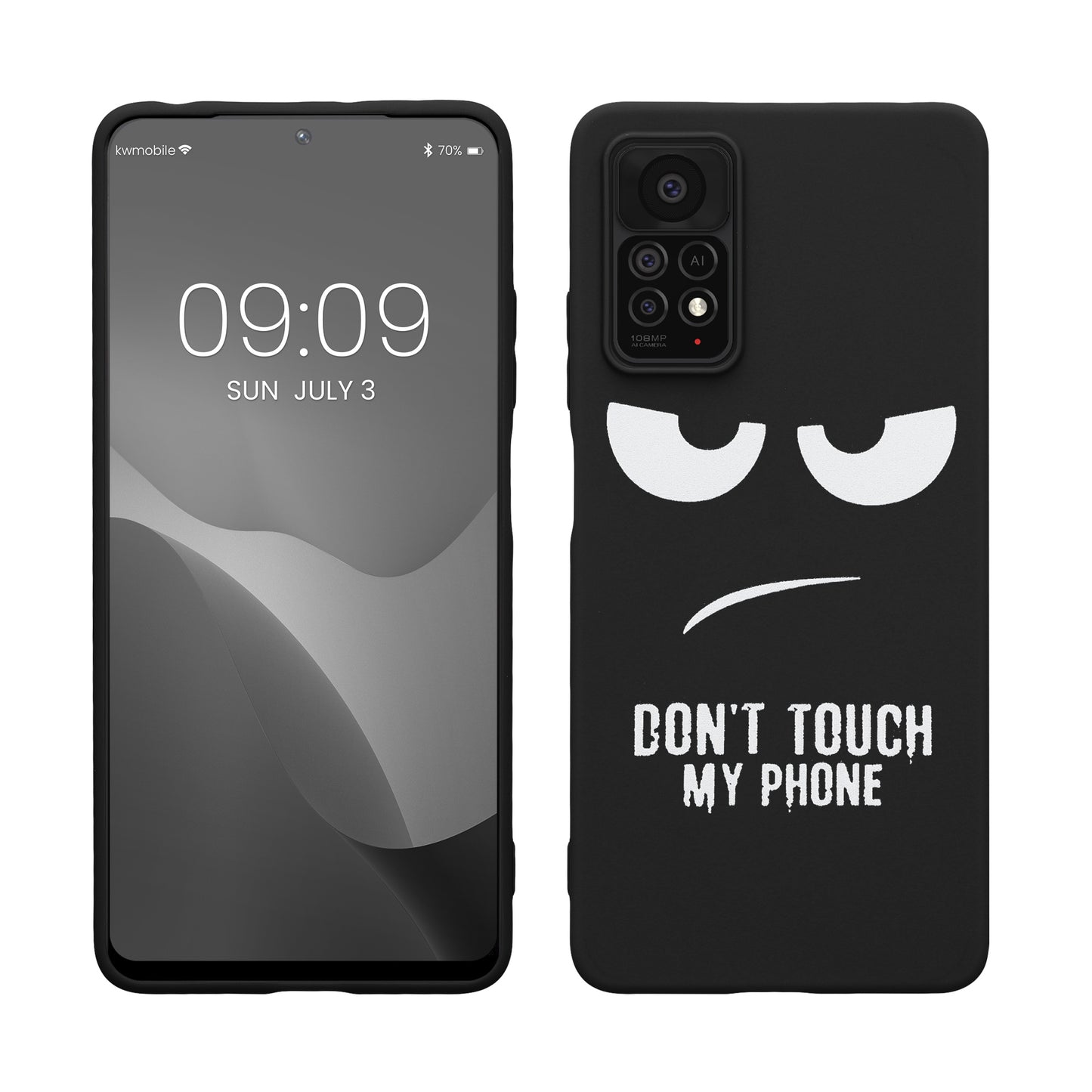 kwmobile Hülle kompatibel mit Xiaomi Redmi Note 11 Pro / Note 11 Pro (5G) / Note 12 Pro (4G) - Handyhülle Silikon Case