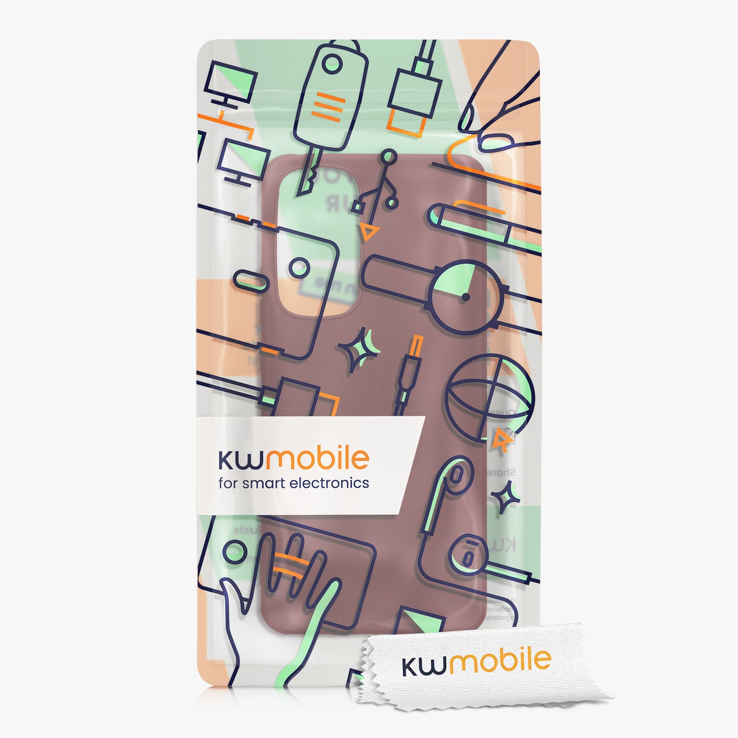 kwmobile Handyhülle für Motorola Edge 30 Schutzhülle Cover Kabelloses Laden