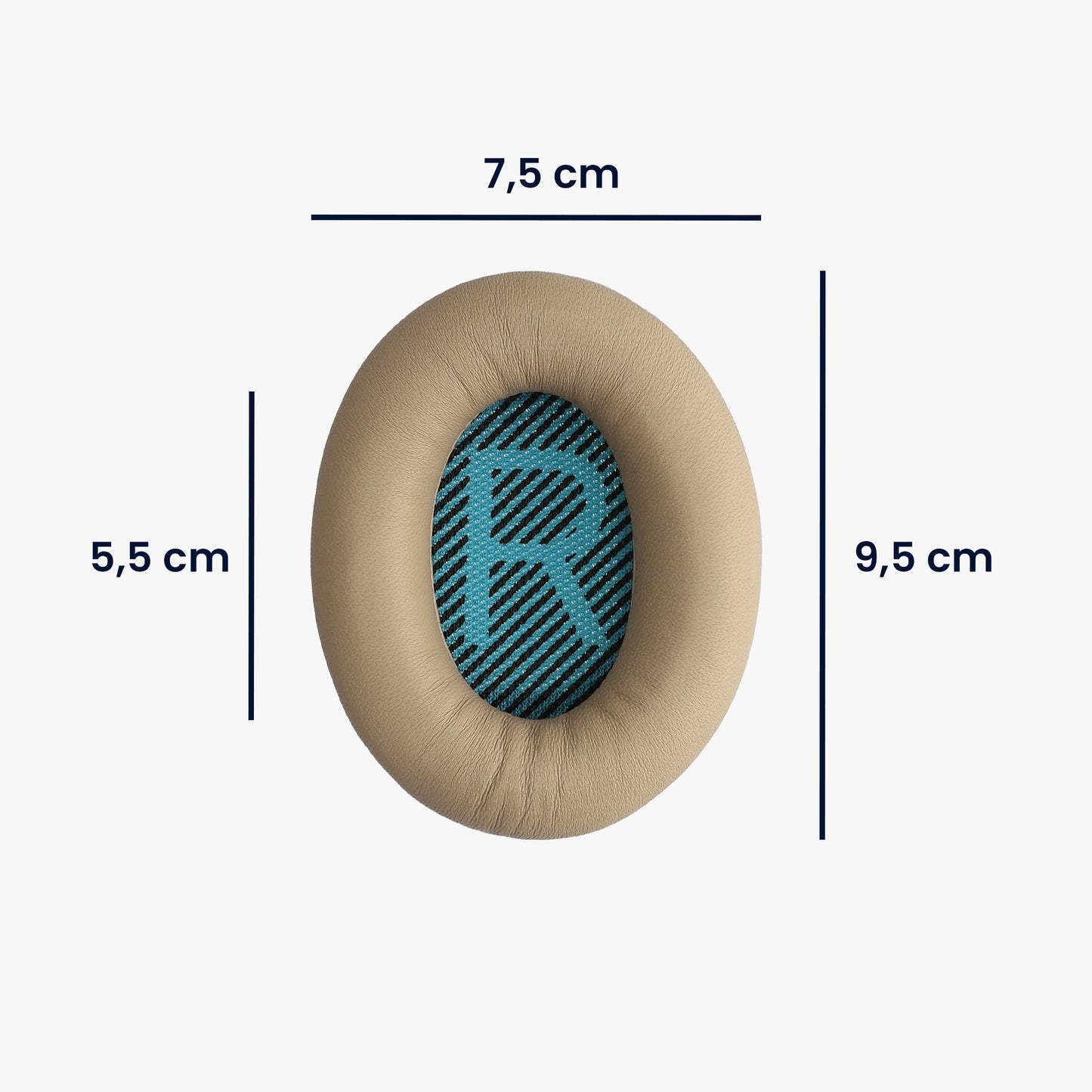 kwmobile Ohr Polster kompatibel mit Bose Soundlink Around-Ear Wireless II - Kopfhörer Ohrpolster - Polster für Over Ear Headphones