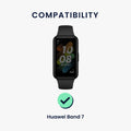kwmobile Armband kompatibel mit Huawei Band 7 Fitnesstracker Sportarmband Innenmaße von 15 - 18,5 cm