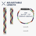 kwmobile Armband kompatibel mit Huawei Band 7 Fitnesstracker Sportarmband Innenmaße von 15 - 18,5 cm