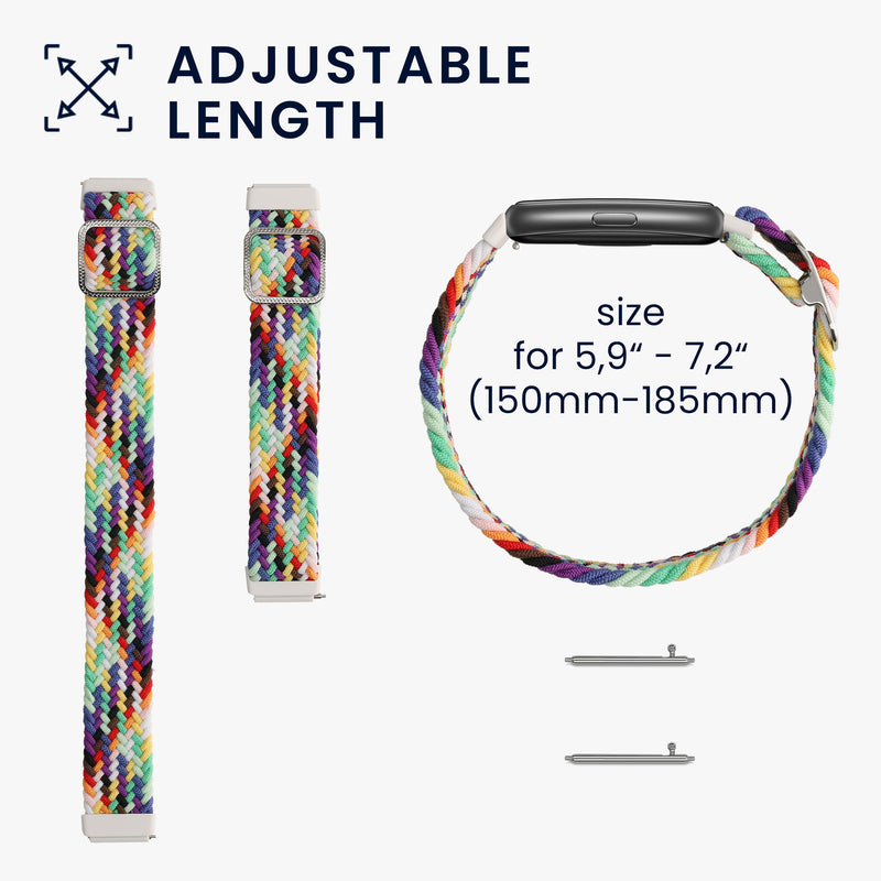 kwmobile Armband kompatibel mit Huawei Band 7 Fitnesstracker Sportarmband Innenmaße von 15 - 18,5 cm