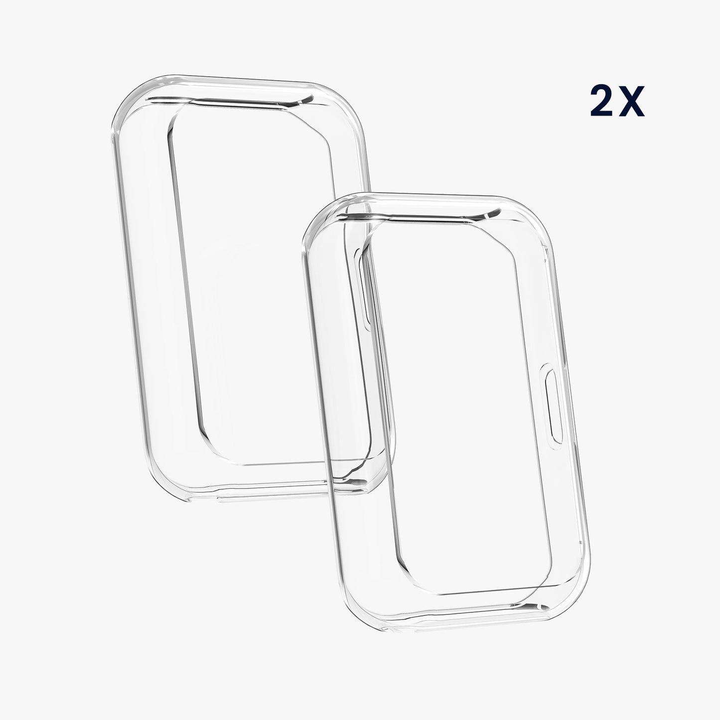 kwmobile Schutzhülle für Huawei Watch Fit 2 Fullbody Display Cover Set