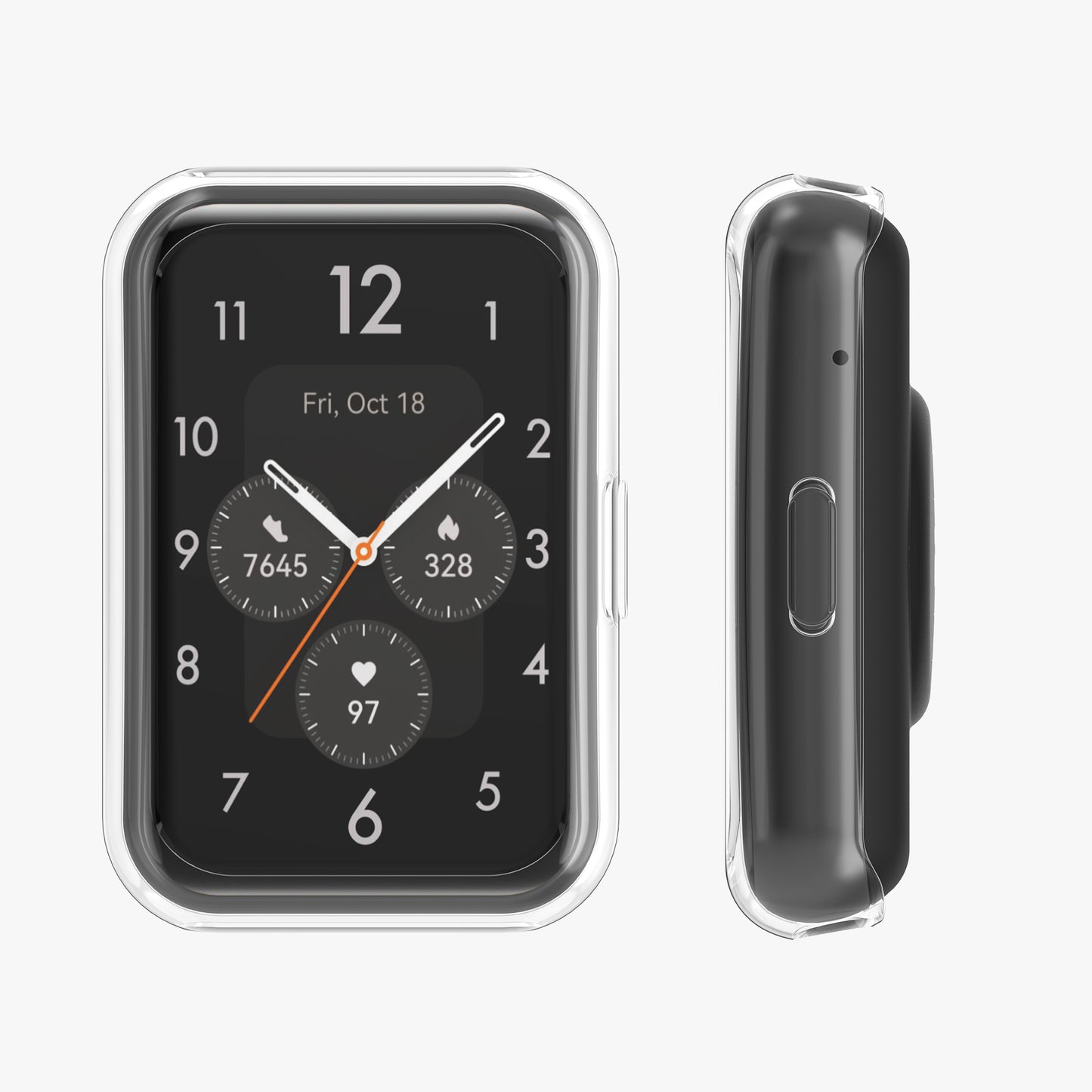 kwmobile Schutzhülle für Huawei Watch Fit 2 Fullbody Display Cover Set