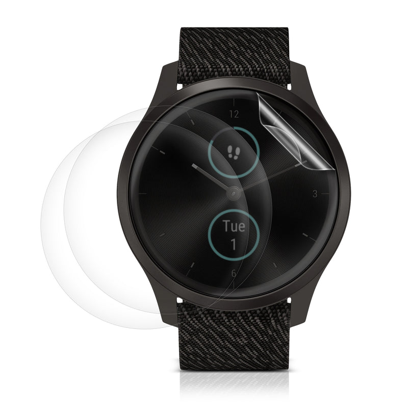 3x Displayschutzfolie kompatibel mit Garmin vivomove Style