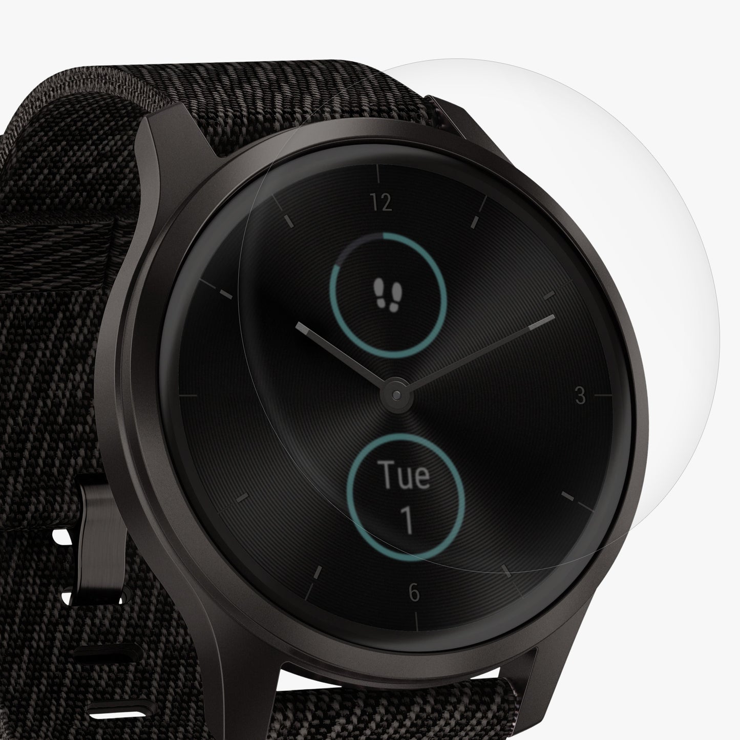 3x Displayschutzfolie kompatibel mit Garmin vivomove Style