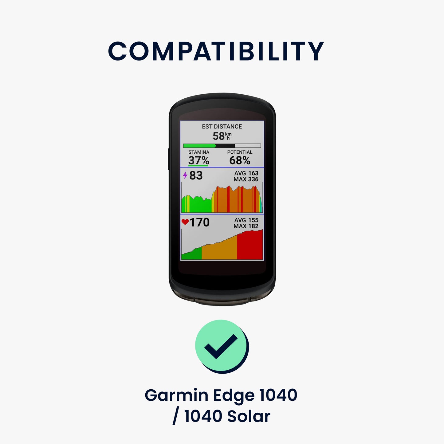 kwmobile Hülle kompatibel mit Garmin Edge 1040 / 1040 Solar Case Schutzhülle