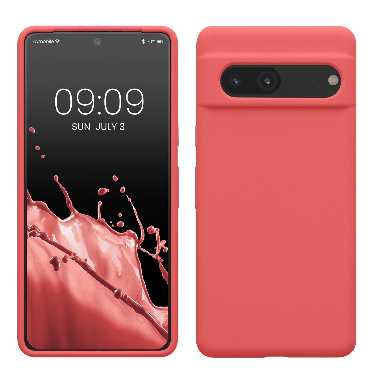 kwmobile Handyhülle für Google Pixel 7 Hülle, für Pixel 7 Case - kabelloses Laden