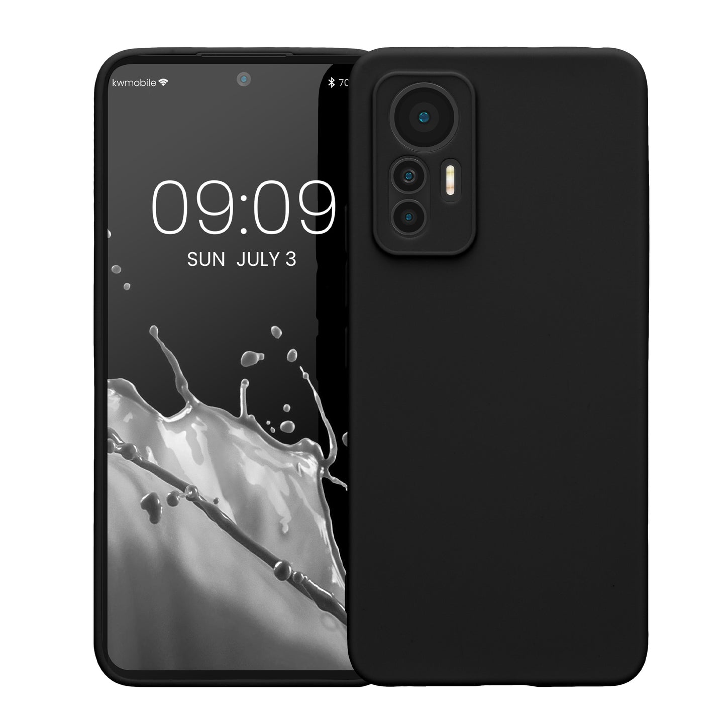 kwmobile Handyhülle für Xiaomi 12 Lite 5G - weiches Handy Silikon Case - Schutzhülle Cover