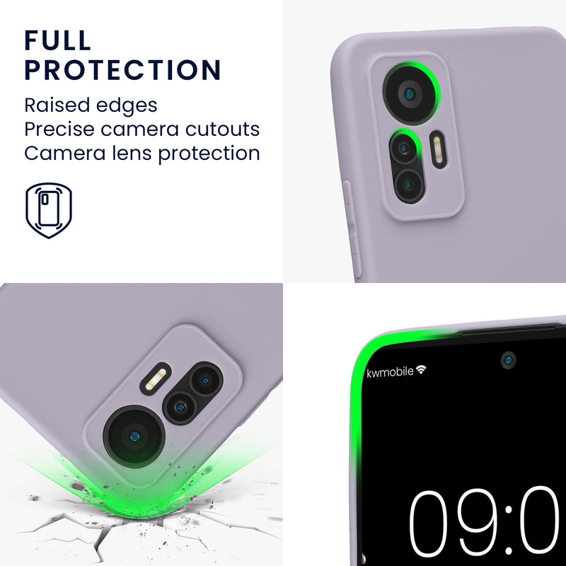 kwmobile Handyhülle für Xiaomi 12 Lite 5G - weiches Handy Silikon Case - Schutzhülle Cover