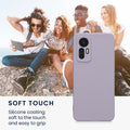 kwmobile Handyhülle für Xiaomi 12 Lite 5G - weiches Handy Silikon Case - Schutzhülle Cover