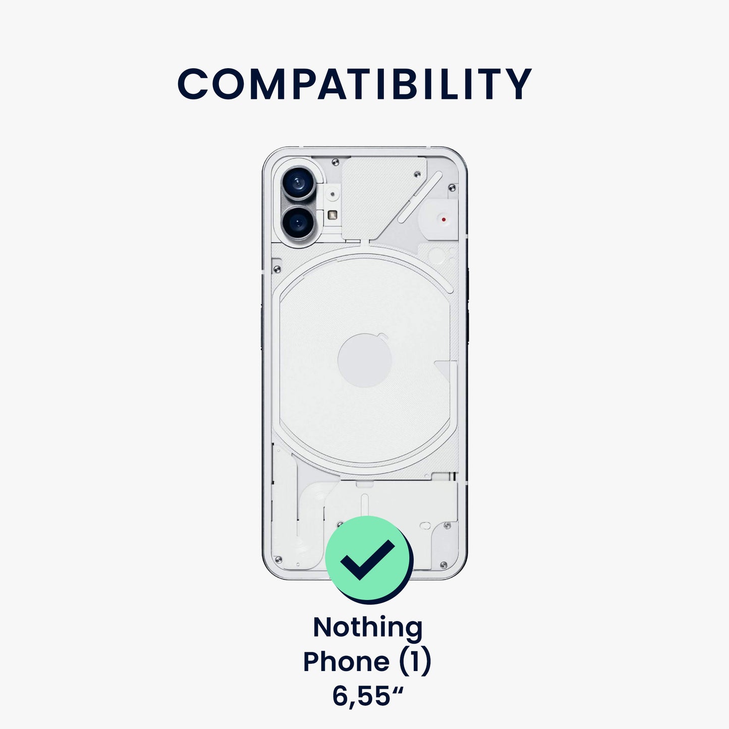 3x Folie kristallklar für Nothing Phone (1)