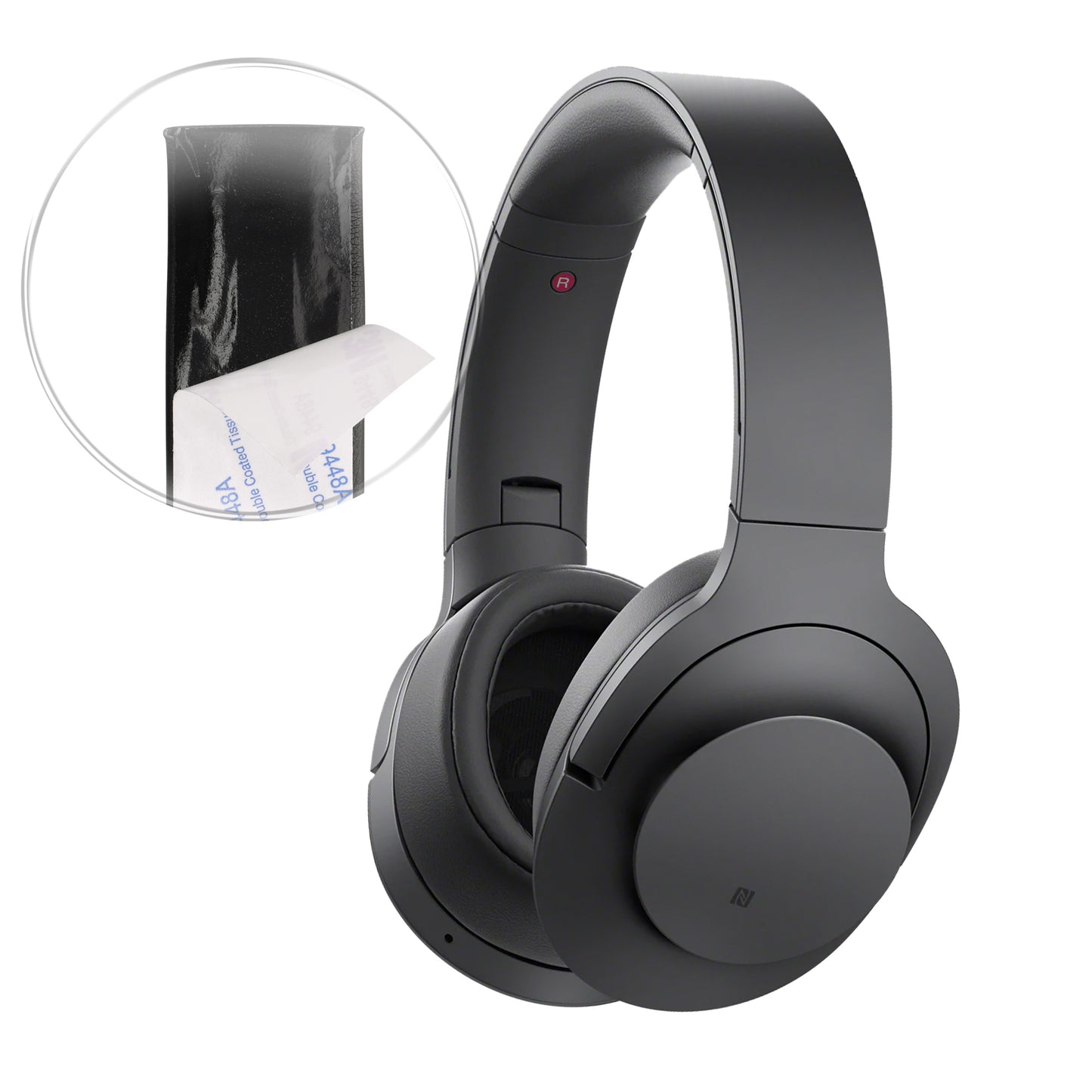kwmobile Bügelpolster kompatibel mit Sony MDR-100ABN / WH-H900N - Over Ear Kopfhörer Ersatz Kopfbügel Polster