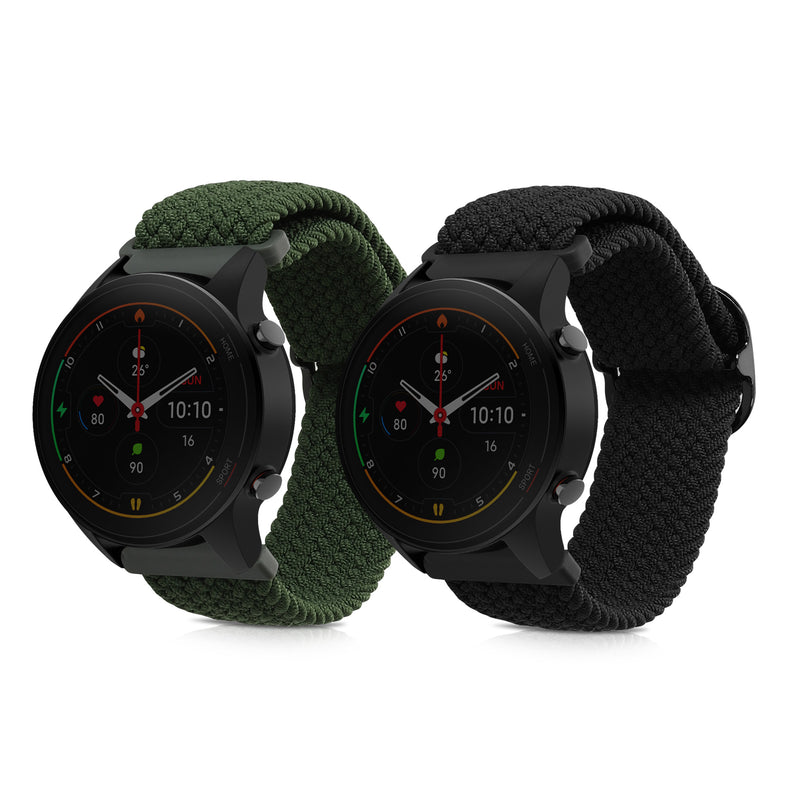 kwmobile Sportarmband kompatibel mit Xiaomi Watch S4/S4 Sport/S3/S2/Watch S1 Active/Redmi Watch 5 Active Armband Ersatzarmband Set für Fitnesstracker