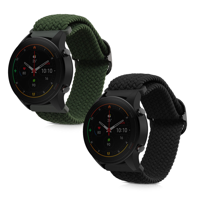 kwmobile Sportarmband kompatibel mit Xiaomi Watch S4/S4 Sport/S3/S2/Watch S1 Active/Redmi Watch 5 Active Armband Ersatzarmband Set für Fitnesstracker