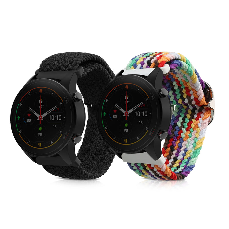 kwmobile Sportarmband kompatibel mit Xiaomi Watch S4/S4 Sport/S3/S2/Watch S1 Active/Redmi Watch 5 Active Armband Ersatzarmband Set für Fitnesstracker
