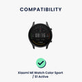kwmobile Sportarmband kompatibel mit Xiaomi Watch S4/S4 Sport/S3/S2/Watch S1 Active/Redmi Watch 5 Active Armband Ersatzarmband Set für Fitnesstracker