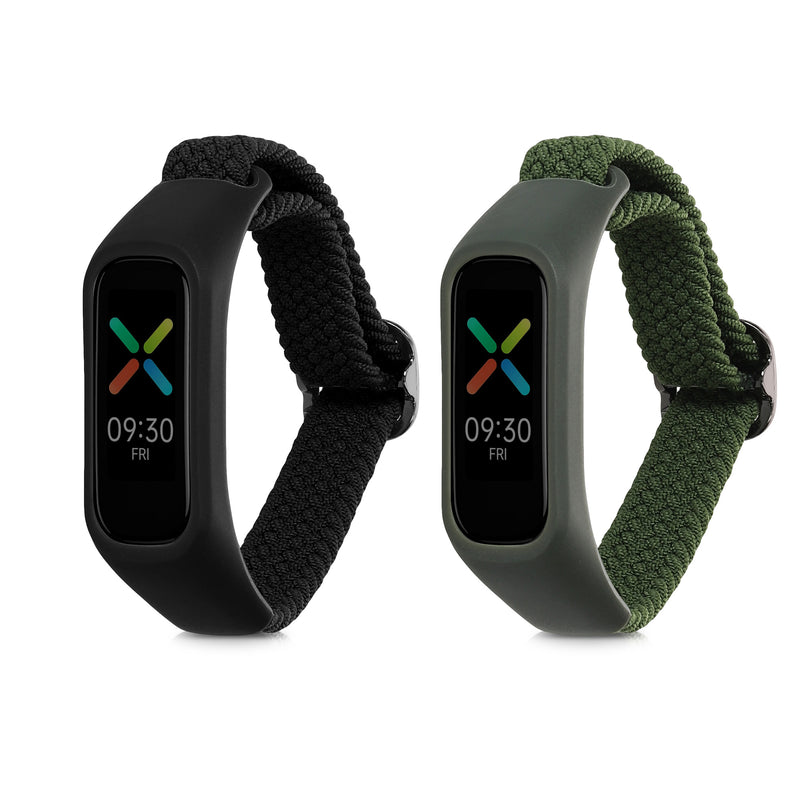 kwmobile Uhrenarmband für Oppo Band Sport Armband Fitnesstracker Band Set Ersatzarmband Smartwatch