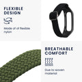 kwmobile Uhrenarmband für Oppo Band Sport Armband Fitnesstracker Band Set Ersatzarmband Smartwatch