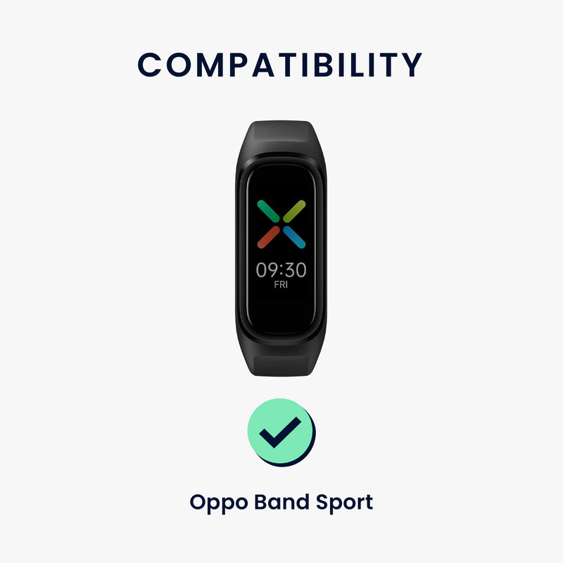 kwmobile Uhrenarmband für Oppo Band Sport Armband Fitnesstracker Band Set Ersatzarmband Smartwatch