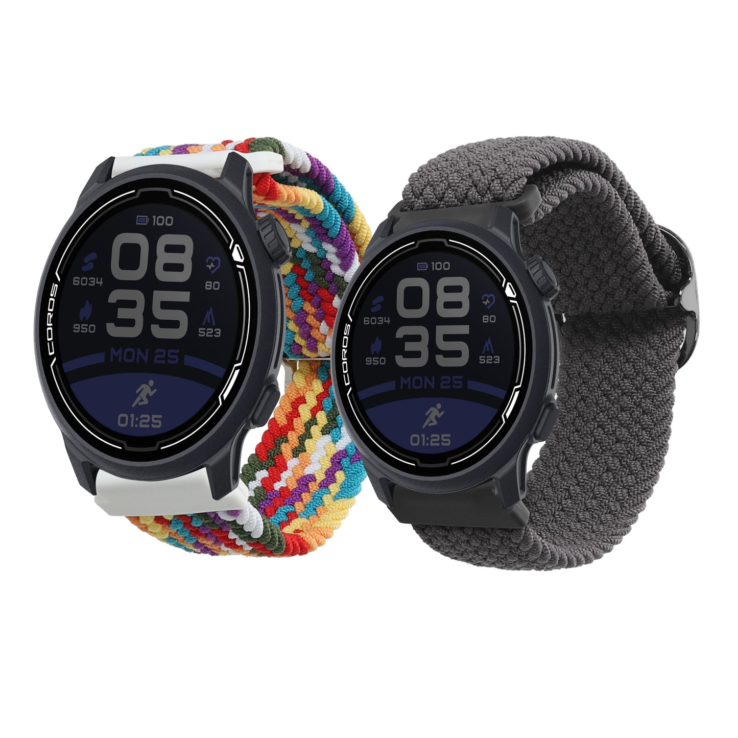 kwmobile Uhrenarmband für COROS PACE 2 / APEX Armband Fitnesstracker Band Set Ersatzarmband Smartwatch