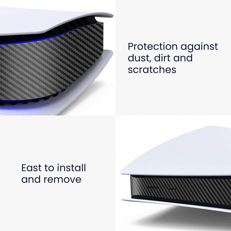 kwmobile Konsolen Aufkleber kompatibel mit Sony Playstation 5 Disc Edition