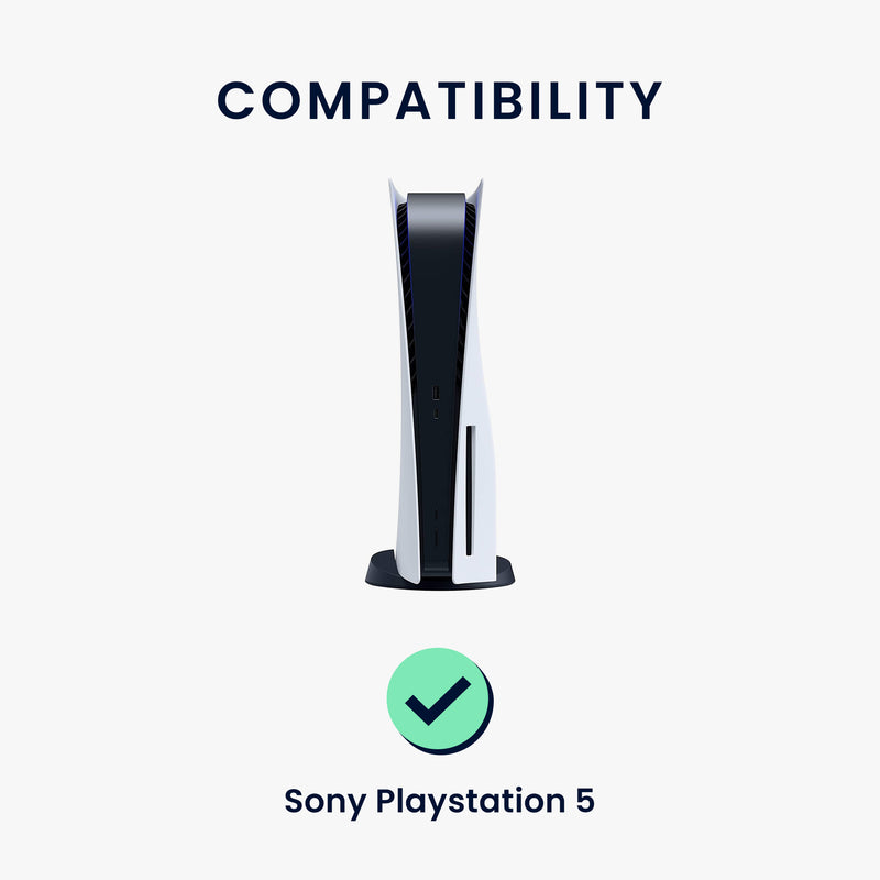 kwmobile Konsolen Aufkleber kompatibel mit Sony Playstation 5 Disc Edition