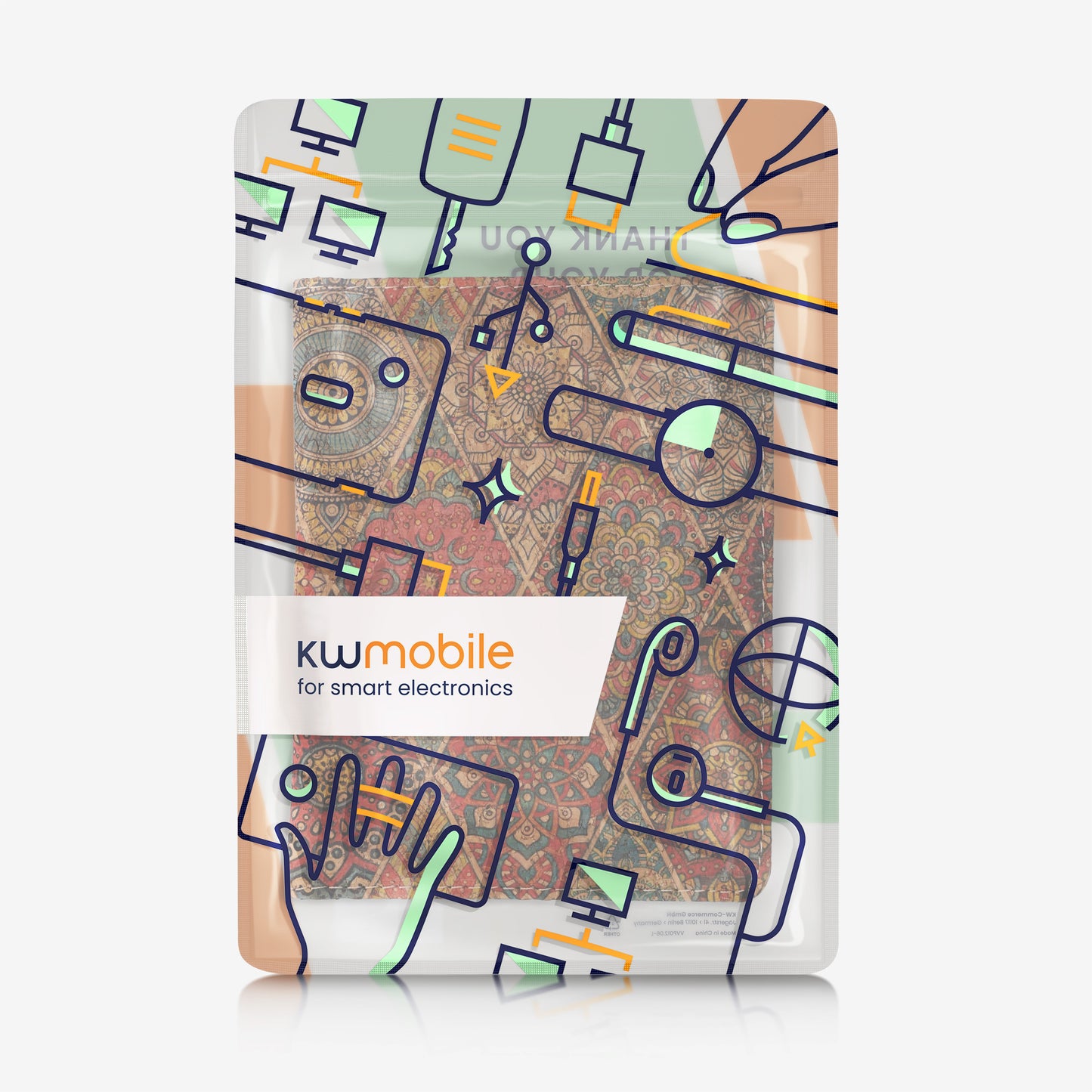 kwmobile Reisepass Hülle mit Kartenfächern Ausweishülle Passhülle Kartenetui Tasche Pass Cover