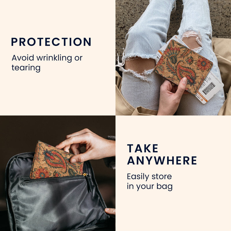 kwmobile Reisepass Hülle mit Kartenfächern Ausweishülle Passhülle Kartenetui Tasche Pass Cover