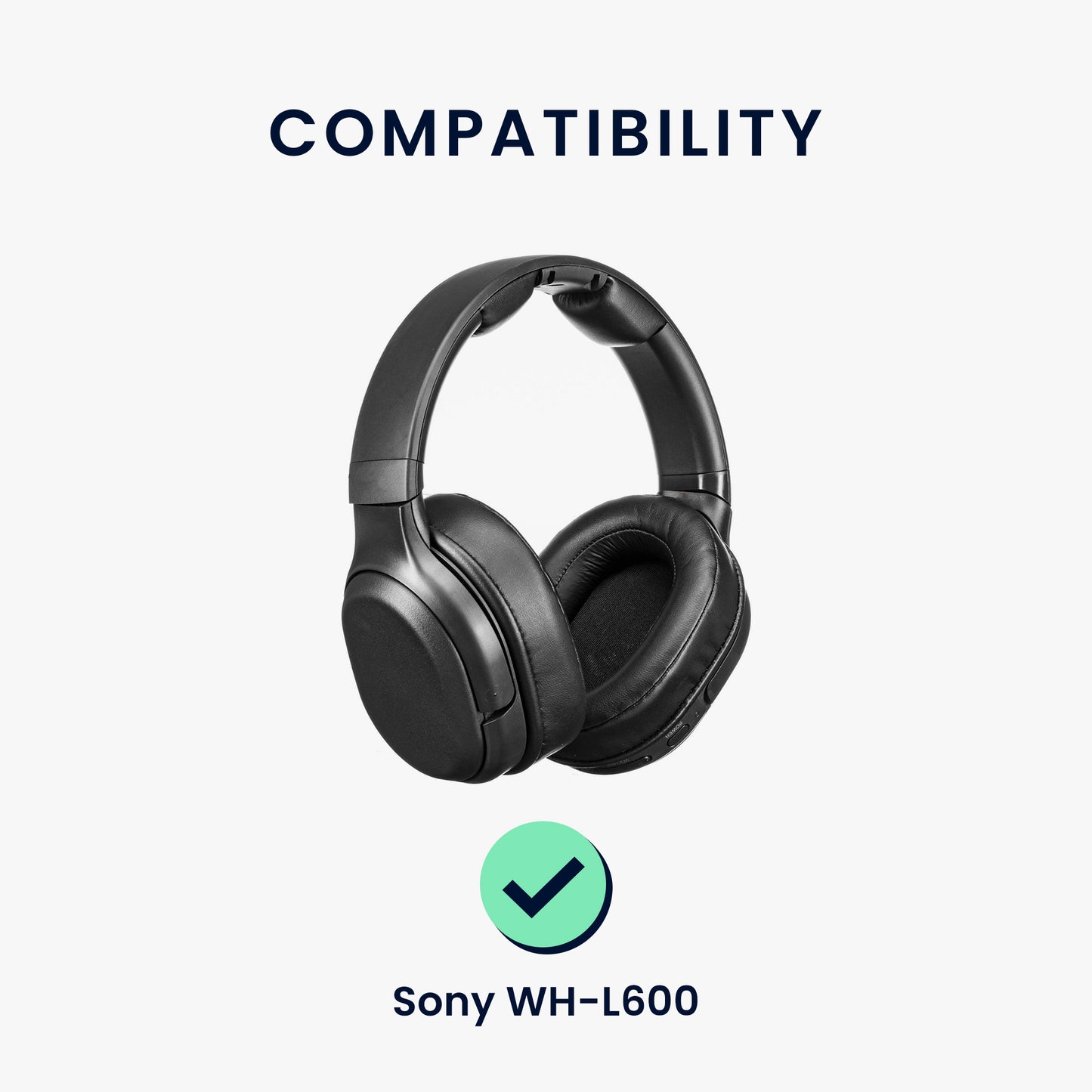 kwmobile Ohr Polster für Sony WH-L600 Kopfhörer Ersatzteile Over Ear Headphones