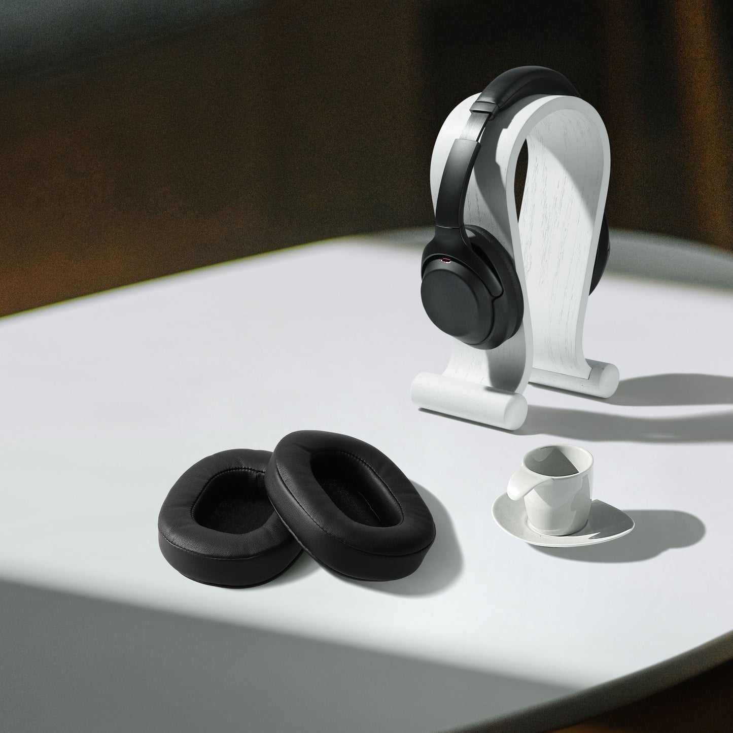 kwmobile Ohr Polster für Sony WH-L600 Kopfhörer Ersatzteile Over Ear Headphones