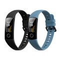 kwmobile Uhrenarmband für HONOR Band 5 / Band 4 Armband Fitnesstracker Band Set Ersatzarmband Smartwatch