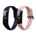 kwmobile Uhrenarmband für HONOR Band 5 / Band 4 Armband Fitnesstracker Band Set Ersatzarmband Smartwatch