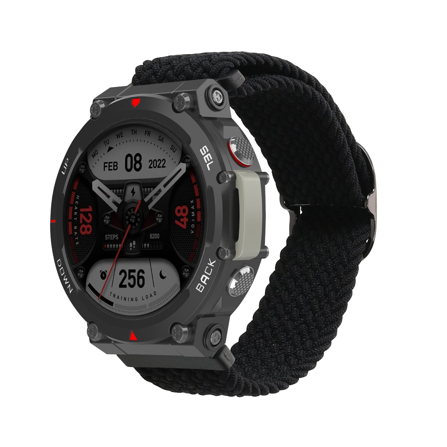 kwmobile Armband kompatibel mit Huami Amazfit T-Rex 2 Fitnesstracker Sportarmband Band Innenmaße von 14 - 22 cm