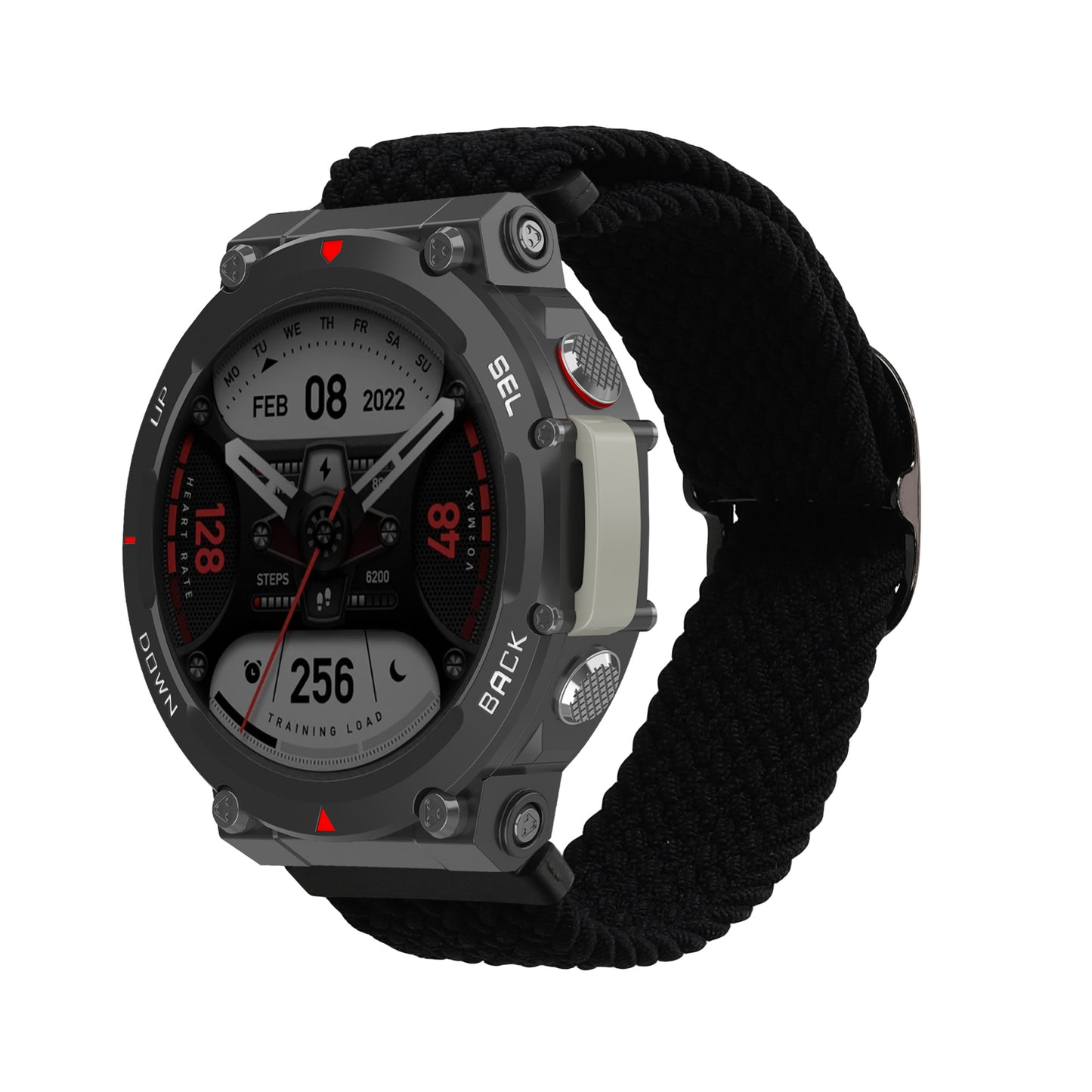 kwmobile Armband kompatibel mit Huami Amazfit T-Rex 2 Fitnesstracker Sportarmband Band Innenmaße von 14 - 22 cm
