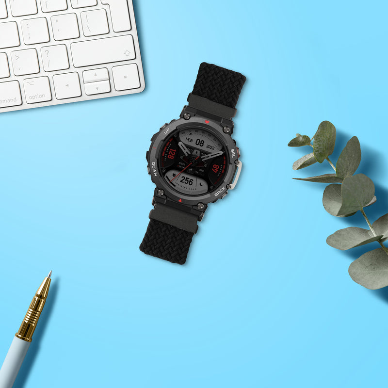 kwmobile Armband kompatibel mit Huami Amazfit T-Rex 2 Fitnesstracker Sportarmband Band Innenmaße von 14 - 22 cm