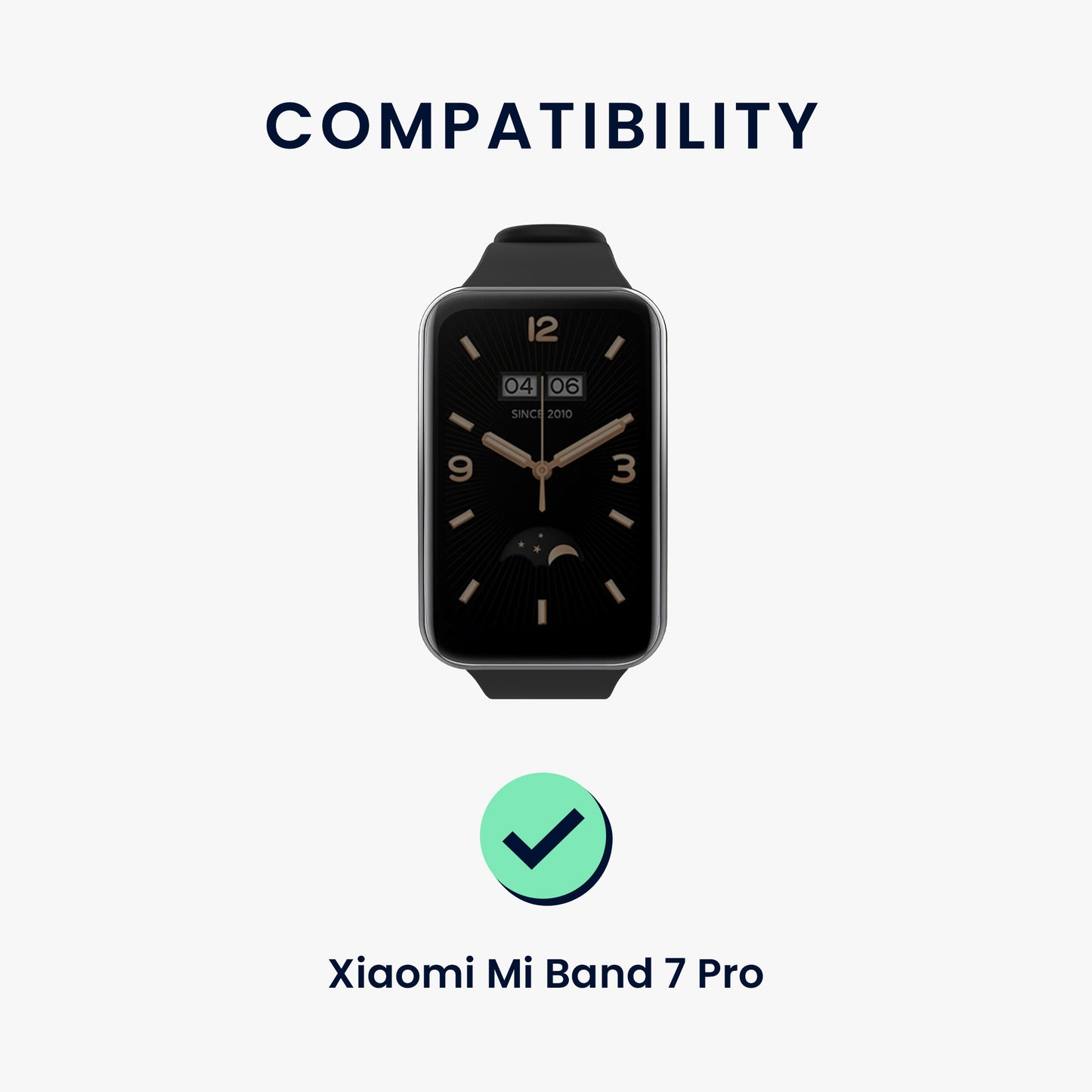 kwmobile Uhrenarmband für Xiaomi Mi Band 7 Pro Armband Fitnesstracker Band Set Ersatzarmband Smartwatch