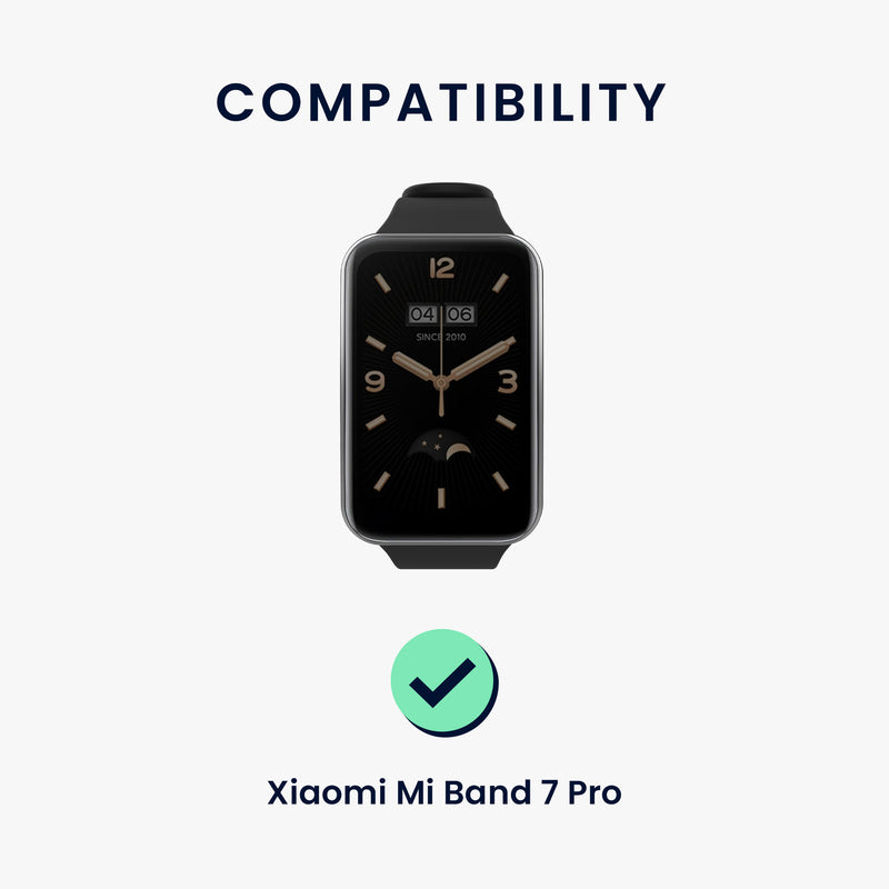 kwmobile Uhrenarmband für Xiaomi Mi Band 7 Pro Armband Fitnesstracker Band Set Ersatzarmband Smartwatch