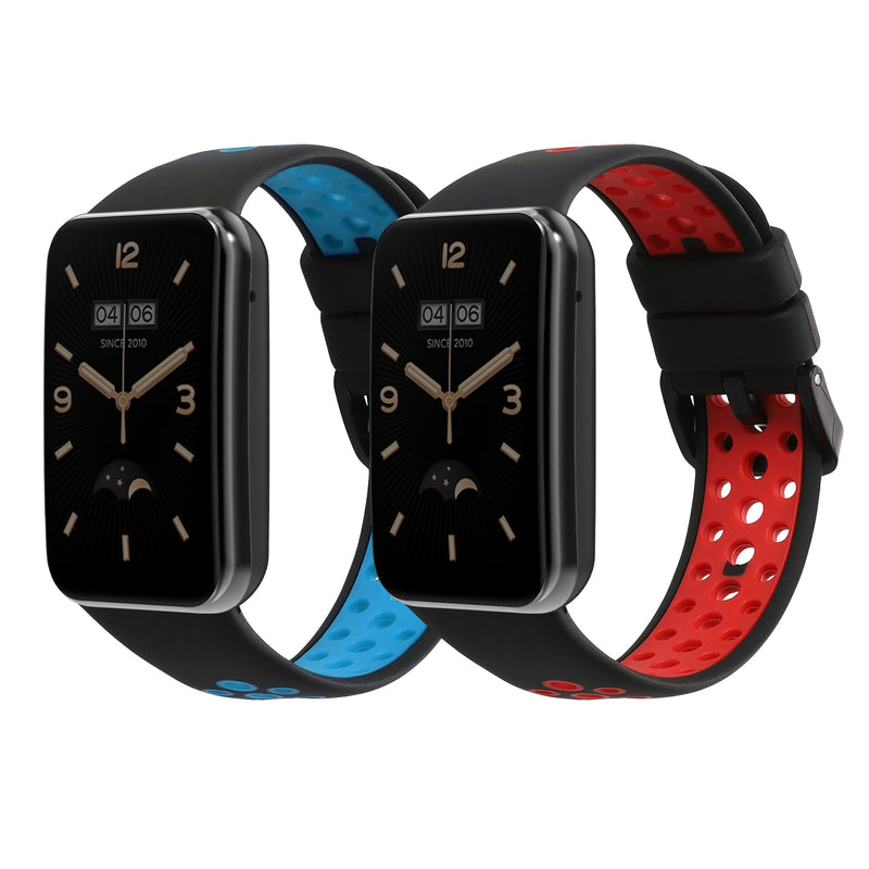 kwmobile Uhrenarmband für Xiaomi Mi Band 7 Pro Armband Fitnesstracker Band Set Ersatzarmband Smartwatch