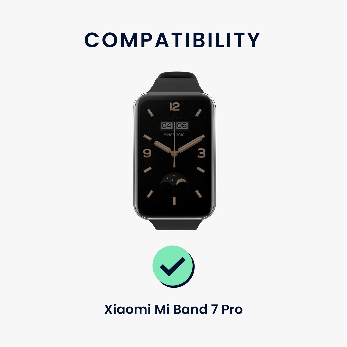 kwmobile Uhrenarmband für Xiaomi Mi Band 7 Pro Armband Fitnesstracker Band Set Ersatzarmband Smartwatch