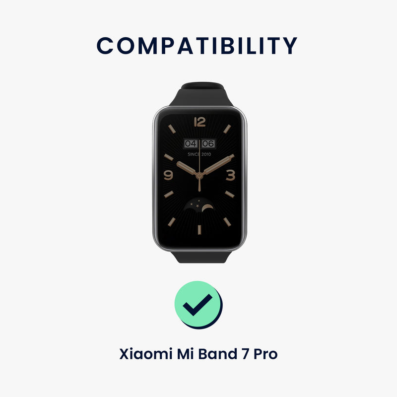 kwmobile Uhrenarmband für Xiaomi Mi Band 7 Pro Armband Fitnesstracker Band Set Ersatzarmband Smartwatch