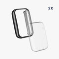 kwmobile Schutzhülle für Xiaomi Mi Band 7 Pro Fullbody Display Cover Set