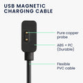 kwmobile USB Kabel Charger kompatibel mit Xiaomi Mi Band 7 Pro / Poco Watch / Redmi Watch 3 / Watch 2 Lite Ladekabel - Smart Watch Ersatzkabel - Fitnesstracker Aufladekabel